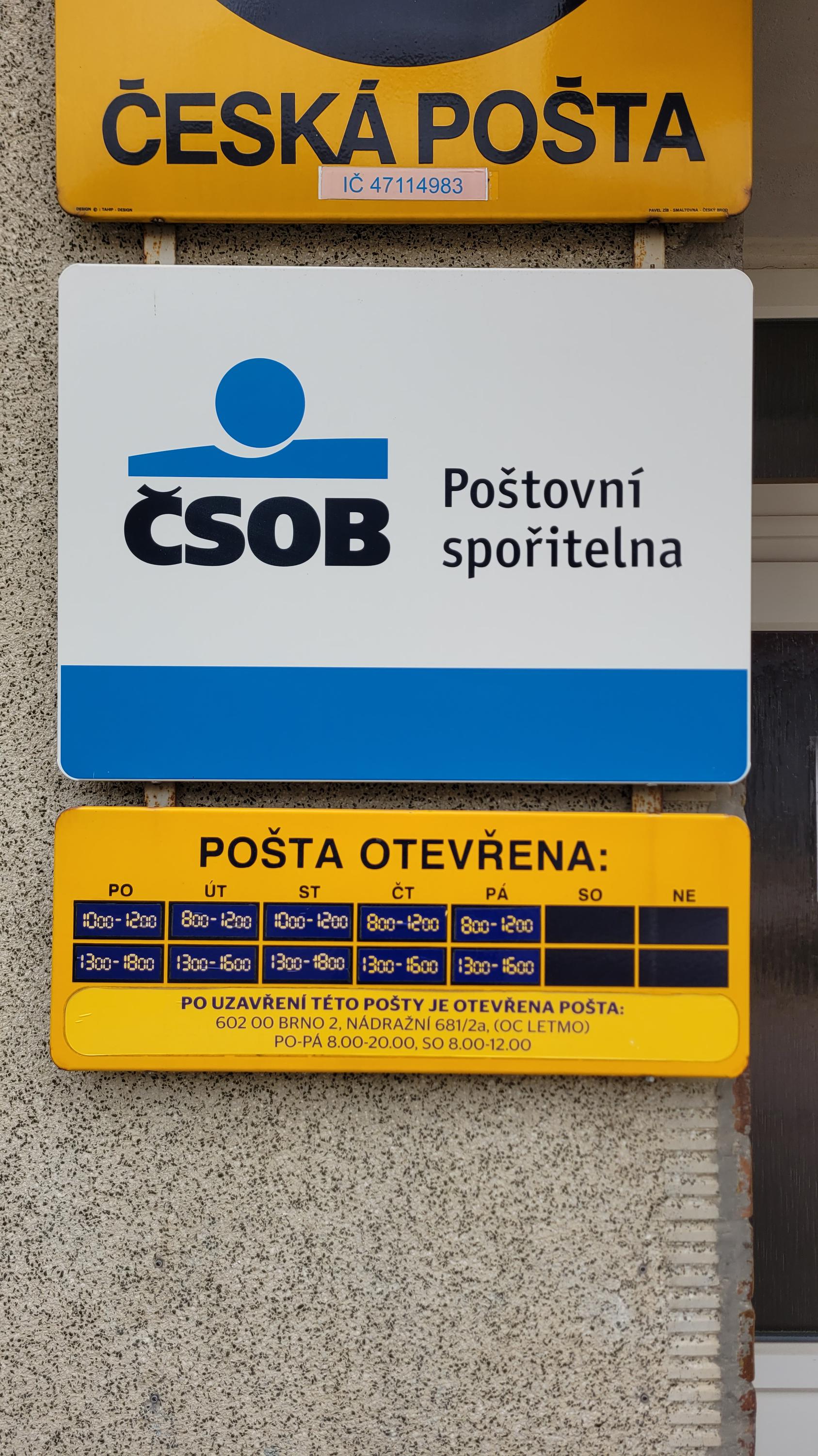 Pošta Brno 22 foto 2