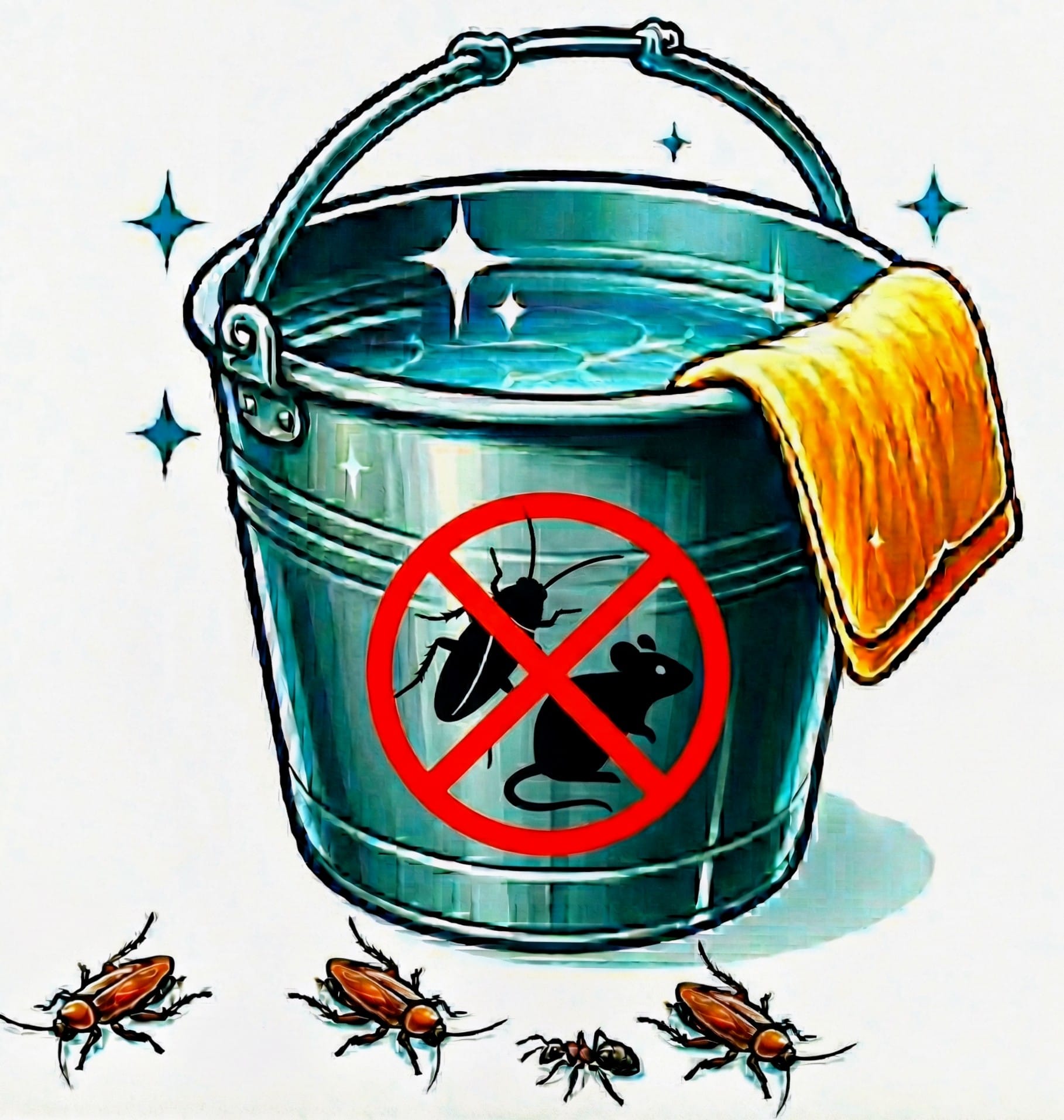 Kýbl s vodou - Deratizace foto 4