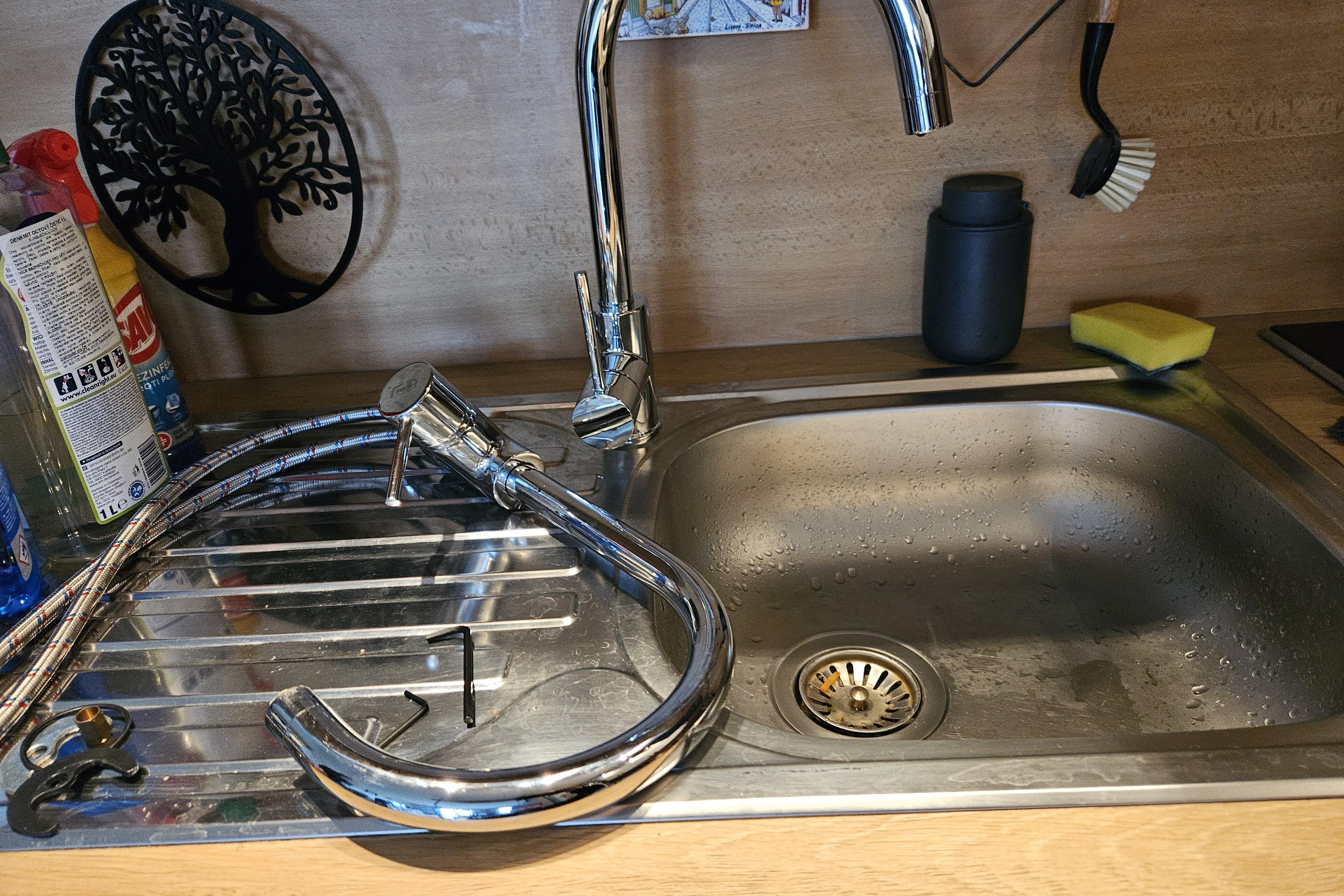 Výměna vodovodní baterie