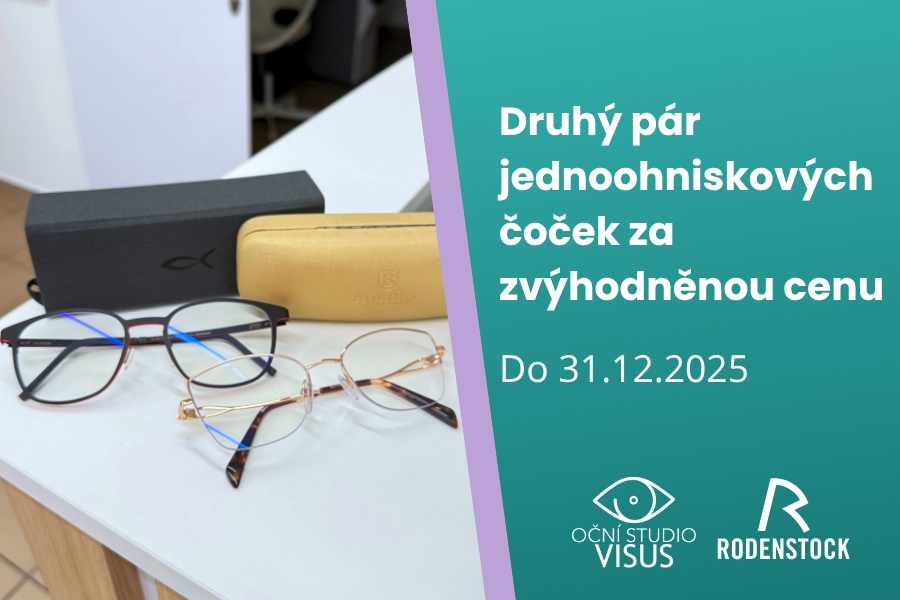 AKCE 2. pár jednoohniskových čoček výhodně!