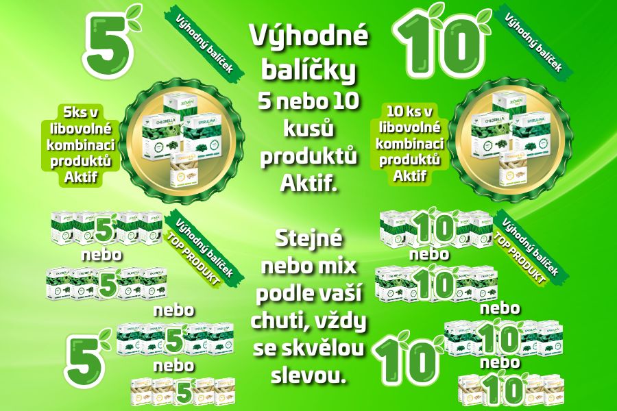 Výhodné balíčky 5 nebo 10 kusů