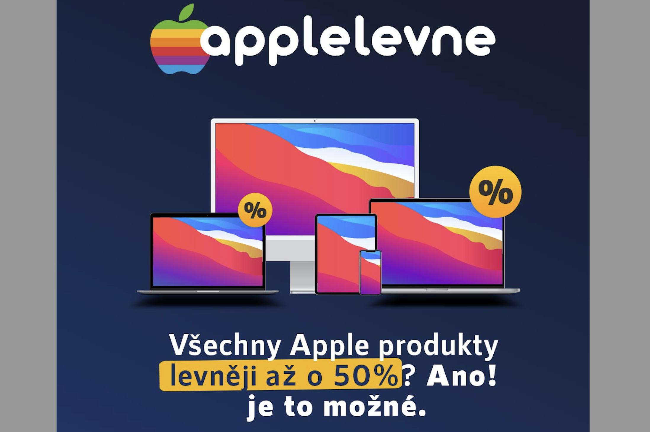 Apple MacBook , iMac  levněji až o 50% u nás ANO