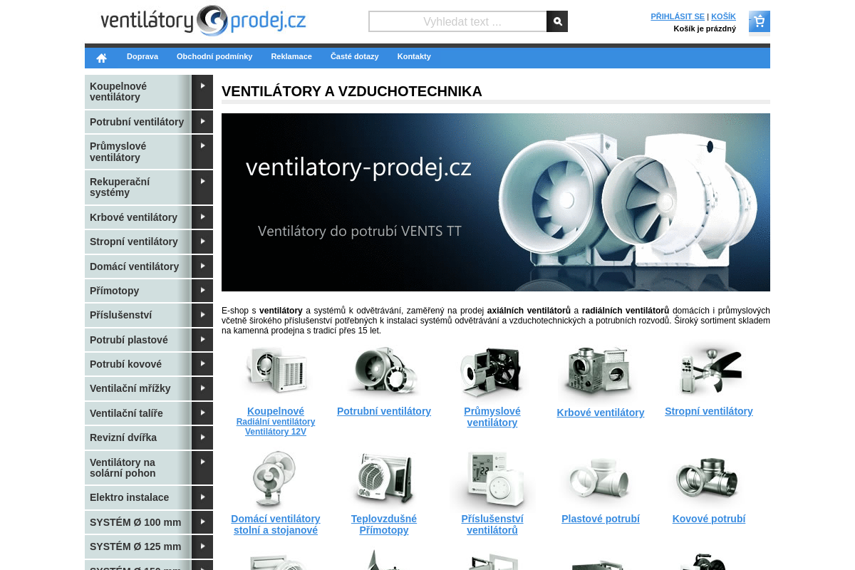 Ventilatory-prodej.cz