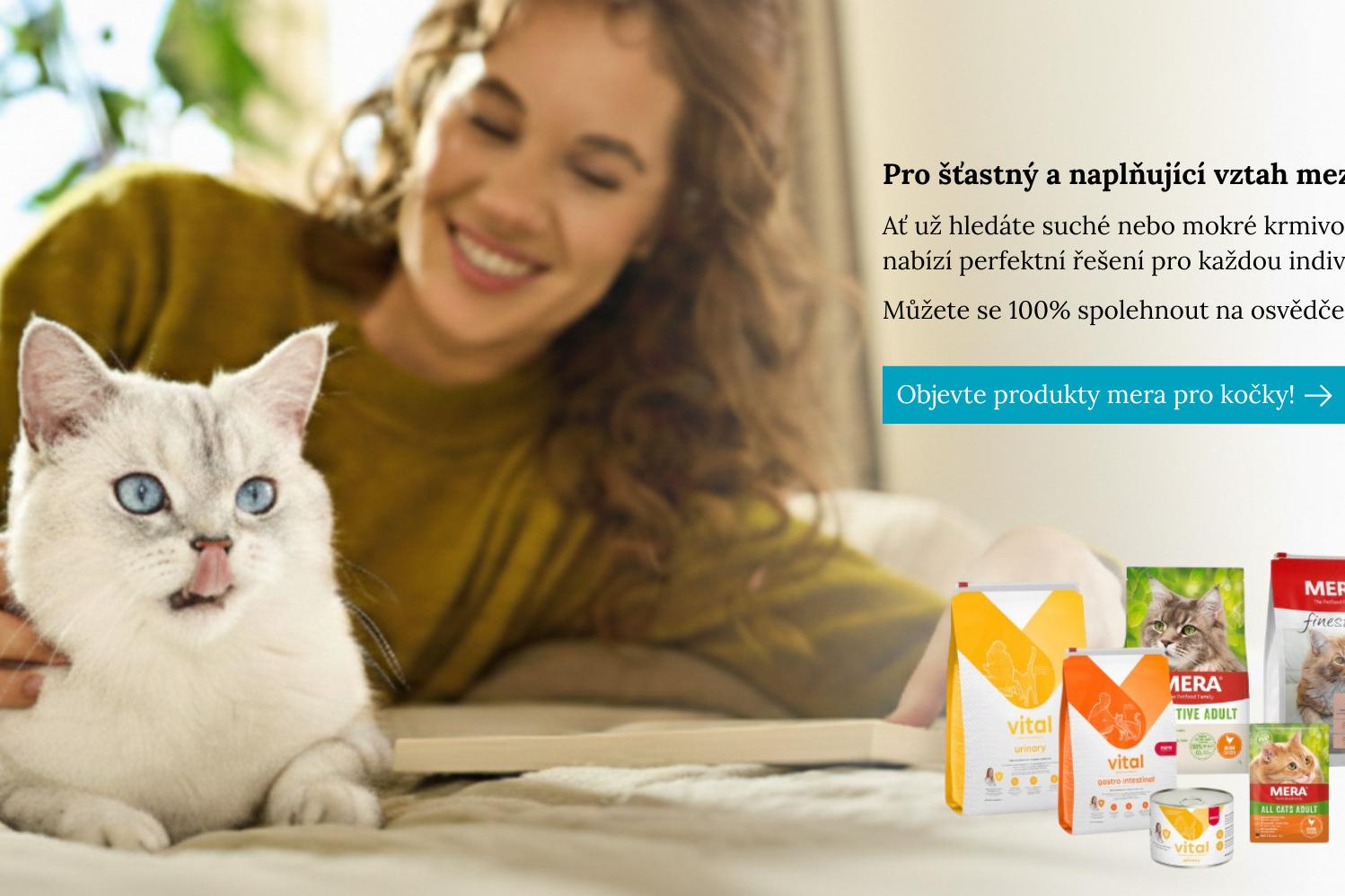 Krmivo pro šťastné kočky od MERA.
