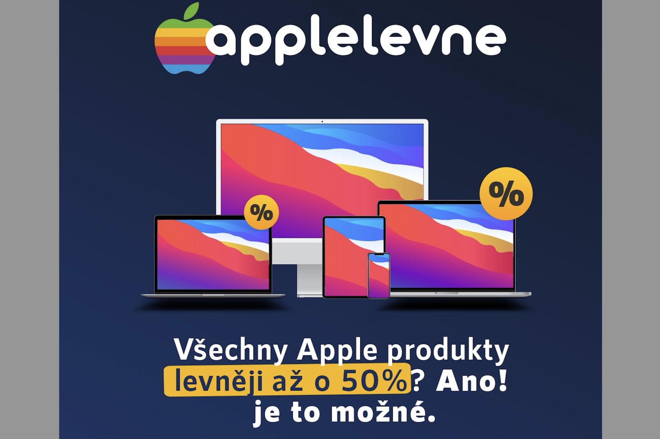 Apple MacBook , iMac  levněji až o 50% u nás ANO