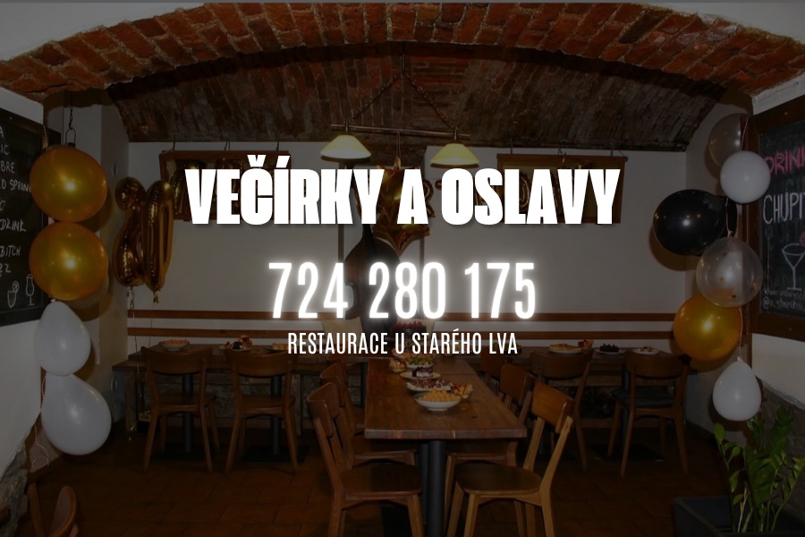Zarezervujte si oslavu U Starého lva na Andělu!