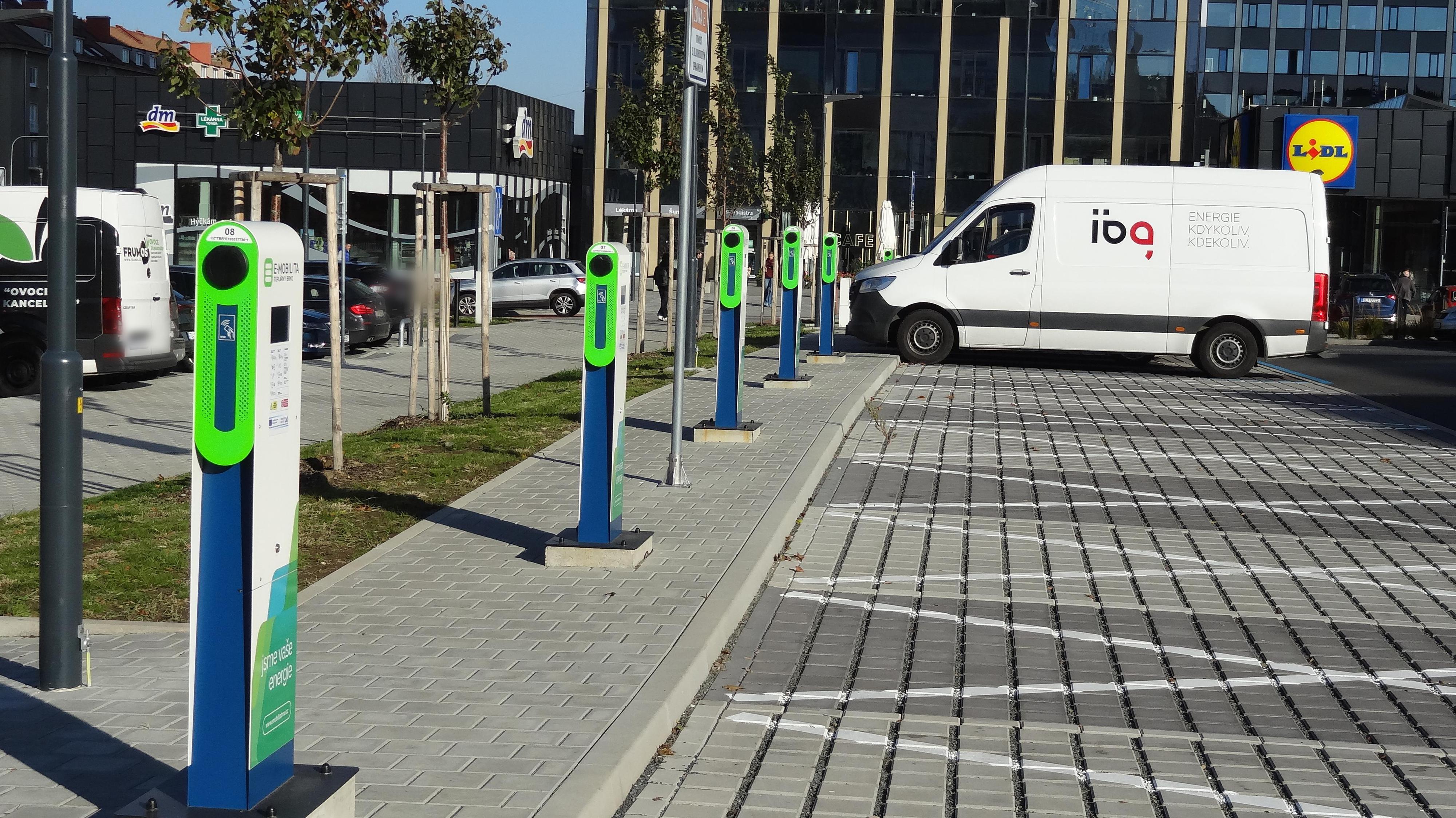 Teplárny Brno, a.s. - nabíjecí stanice