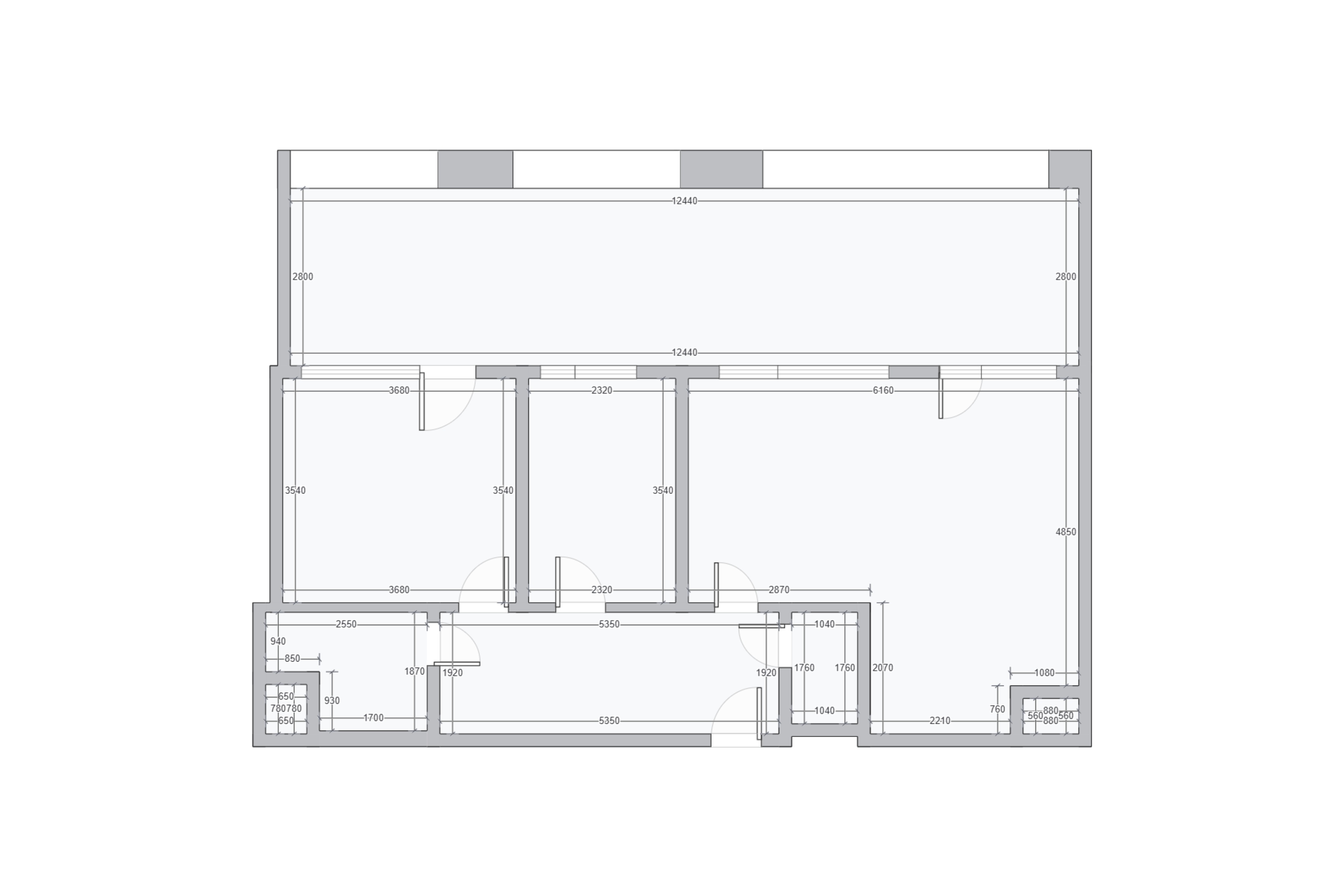 2D půdorysy nemovitosti