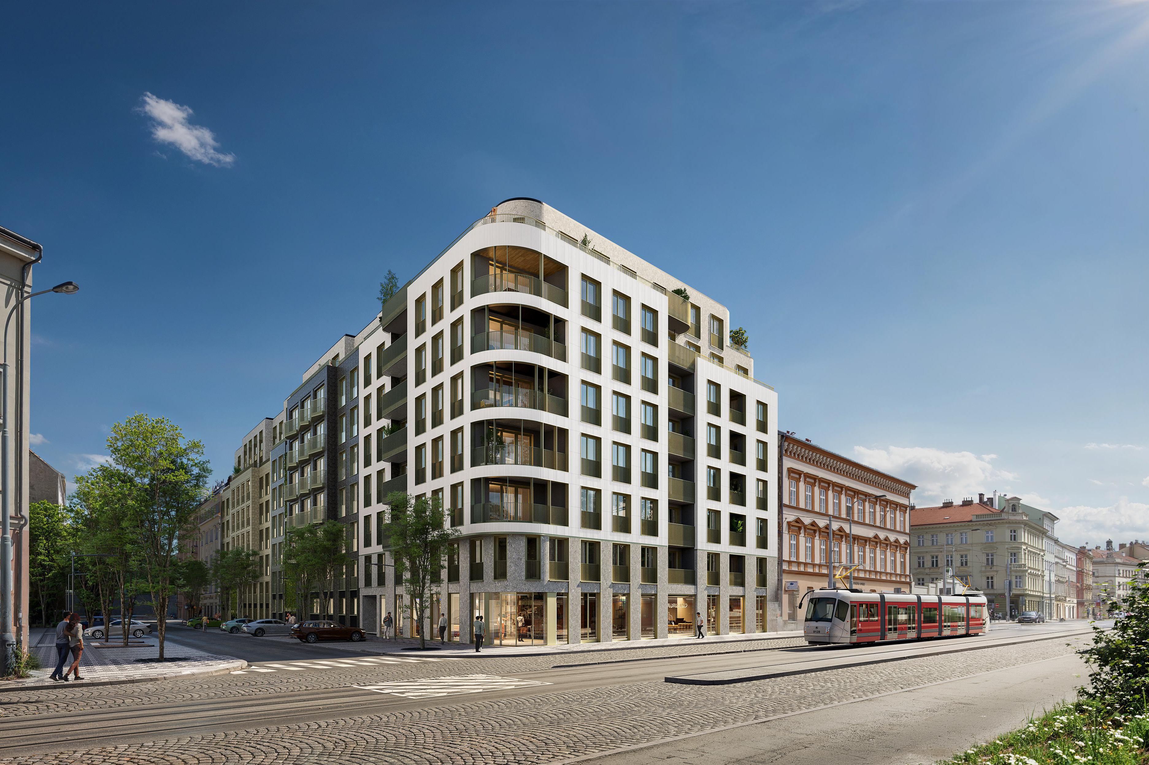 Rezidence Na Plzeňce - bydlení na Smíchově