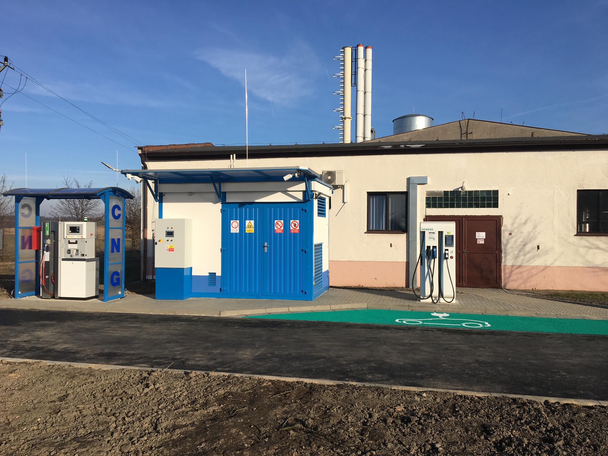 Teplo Hlučín, spol. s r.o. - Plnící stanice CNG