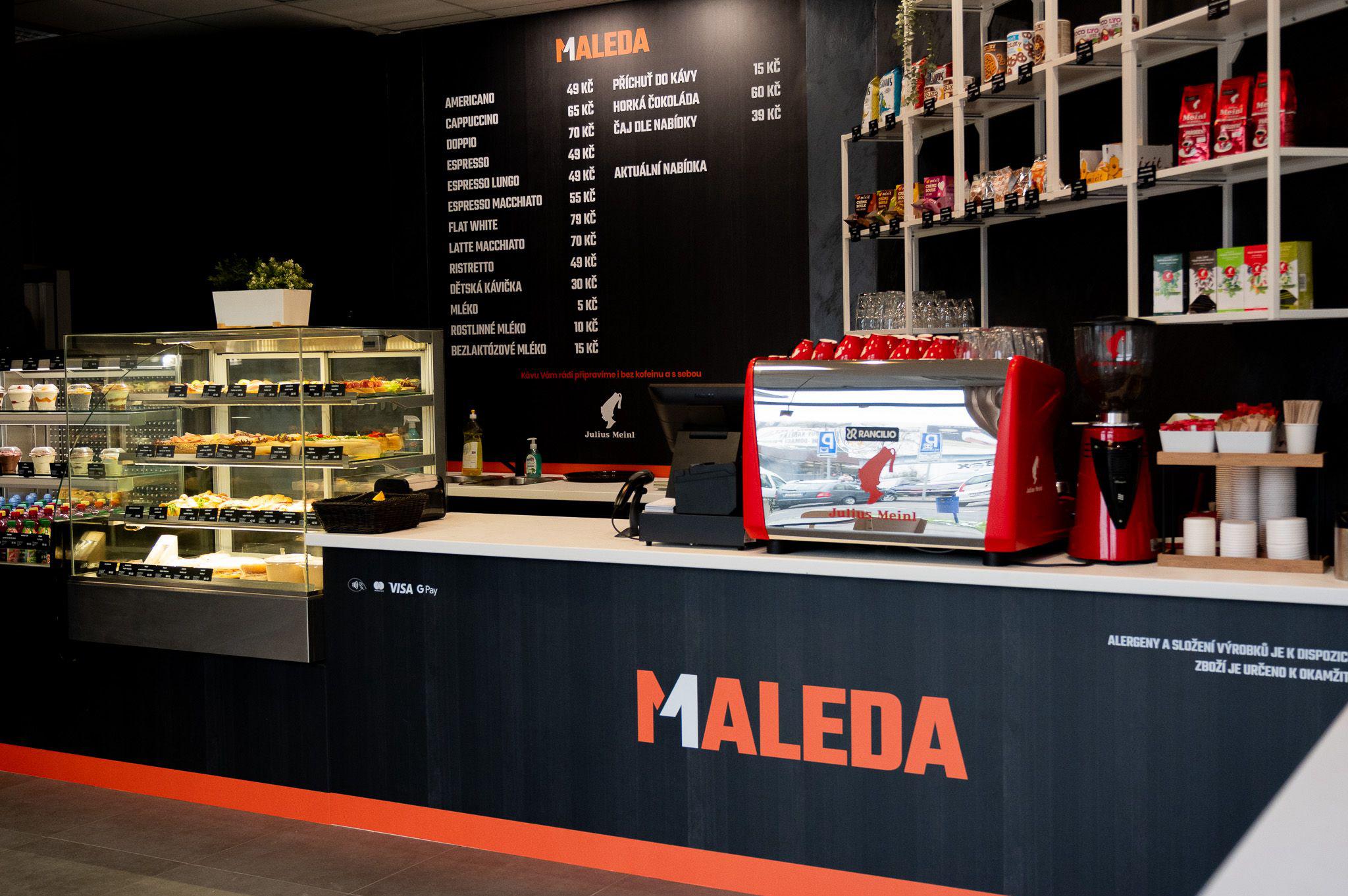 kavárna MALEDA