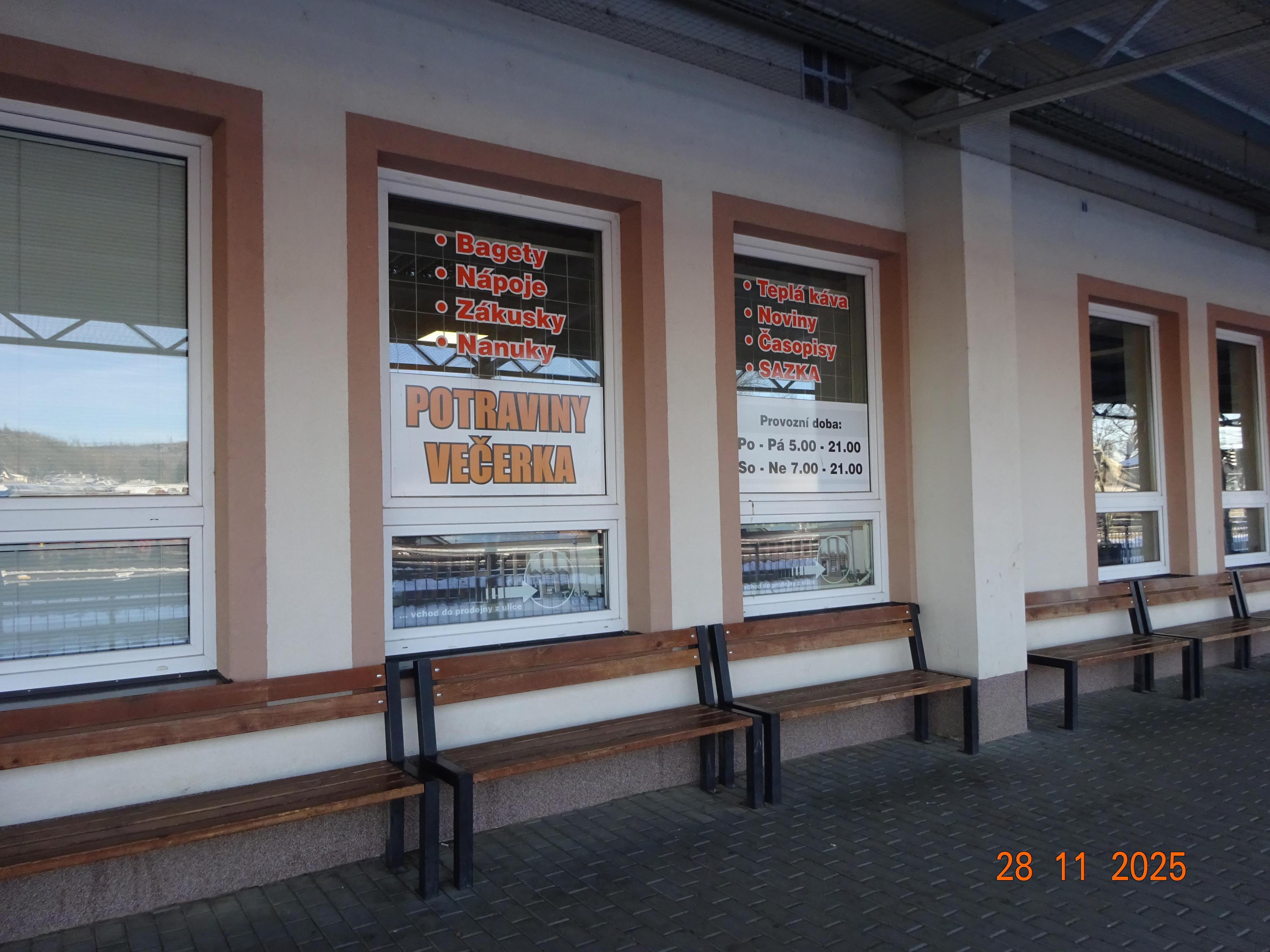 Potraviny Večerka Nádraží Krnov