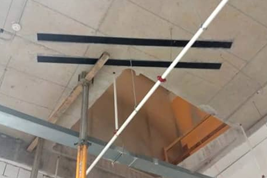 Zesílení únosnosti železobetonového stropu