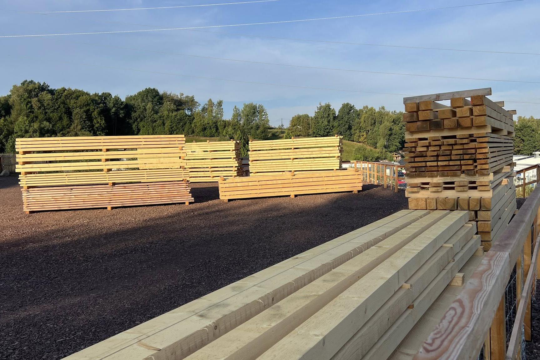 Stavební řezivo, střešní vazby