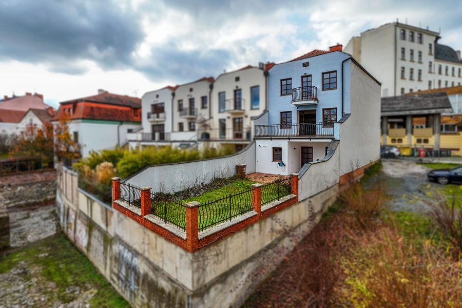 Dům v historickém centru Olomouce, zahrada, garáž