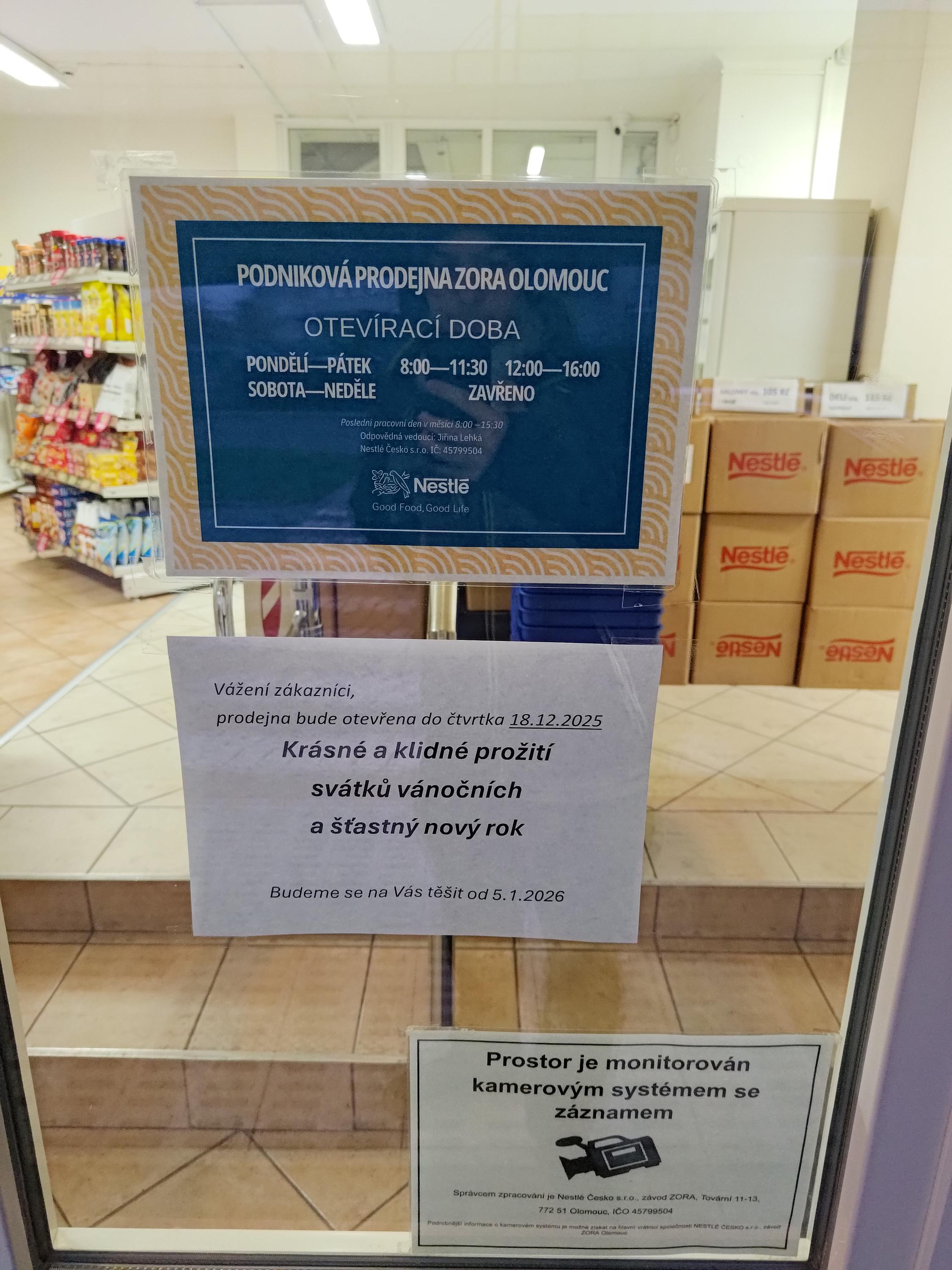 Nestlé Zora - podniková prodejna foto 3