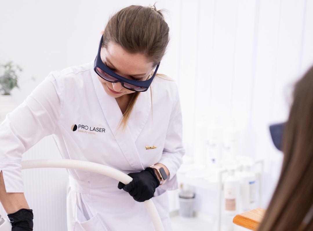 Laserová epilace rukou