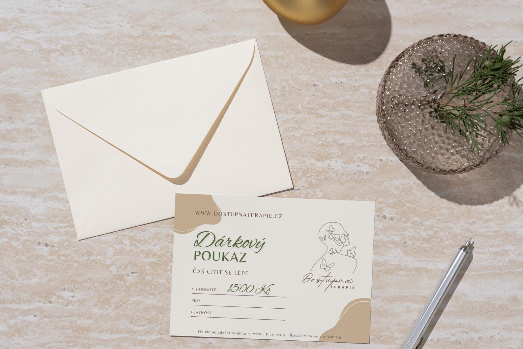 Dárkový poukaz na terapii