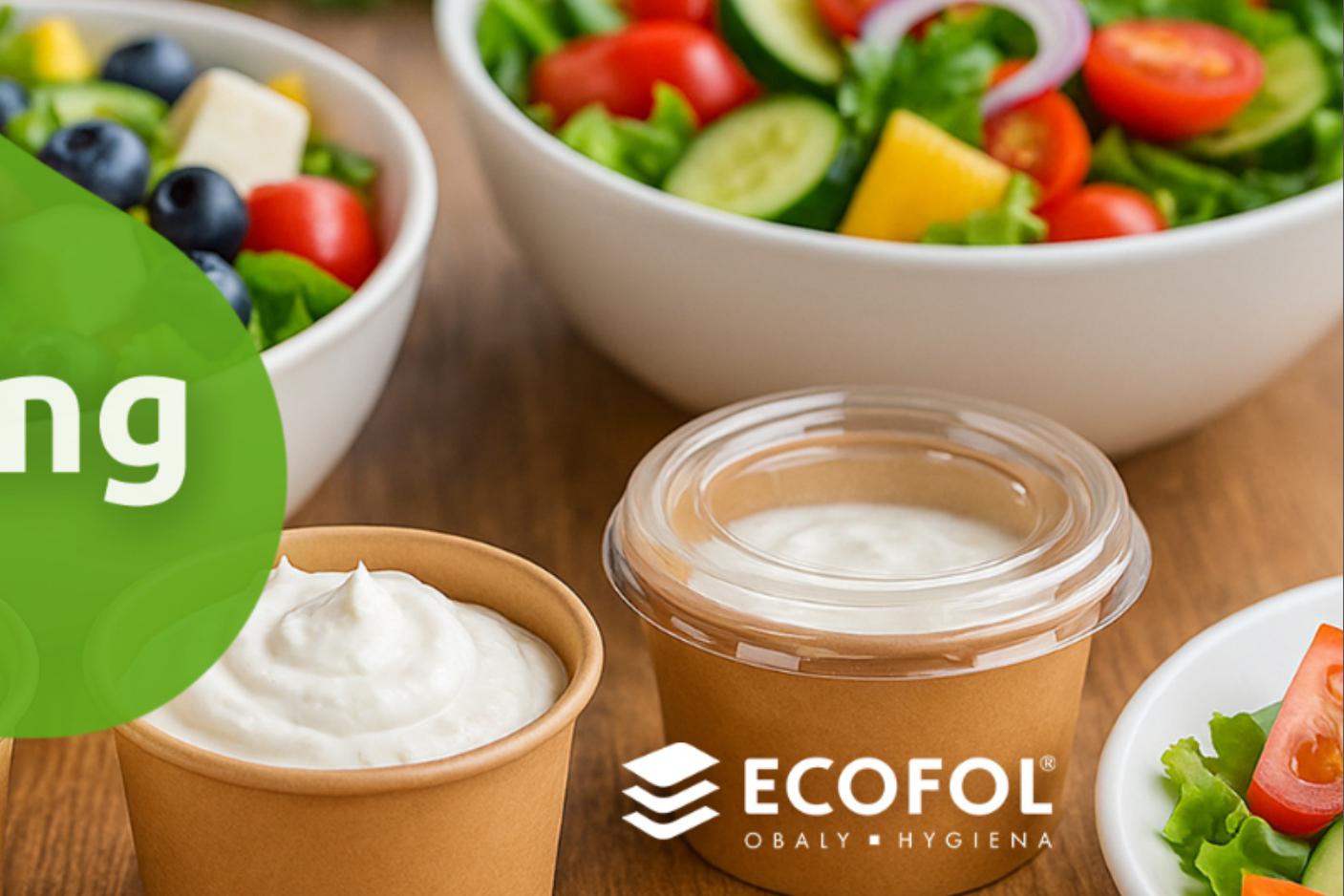 EKO kelímky na dresing z kraftu