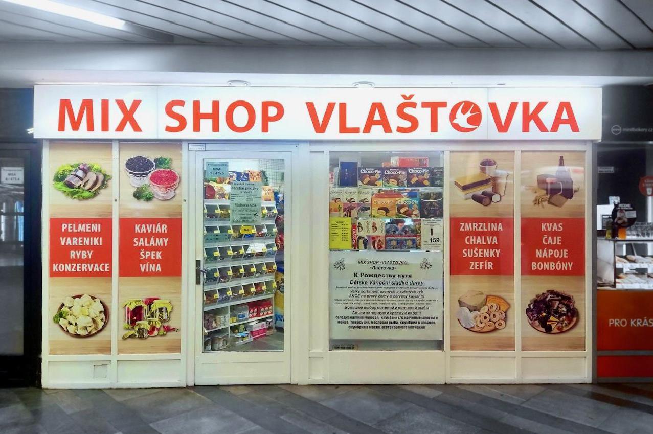 Mix shop VLAŠTOVKA  Speciality z vychodní Europy, Pobalti a Kavkazu