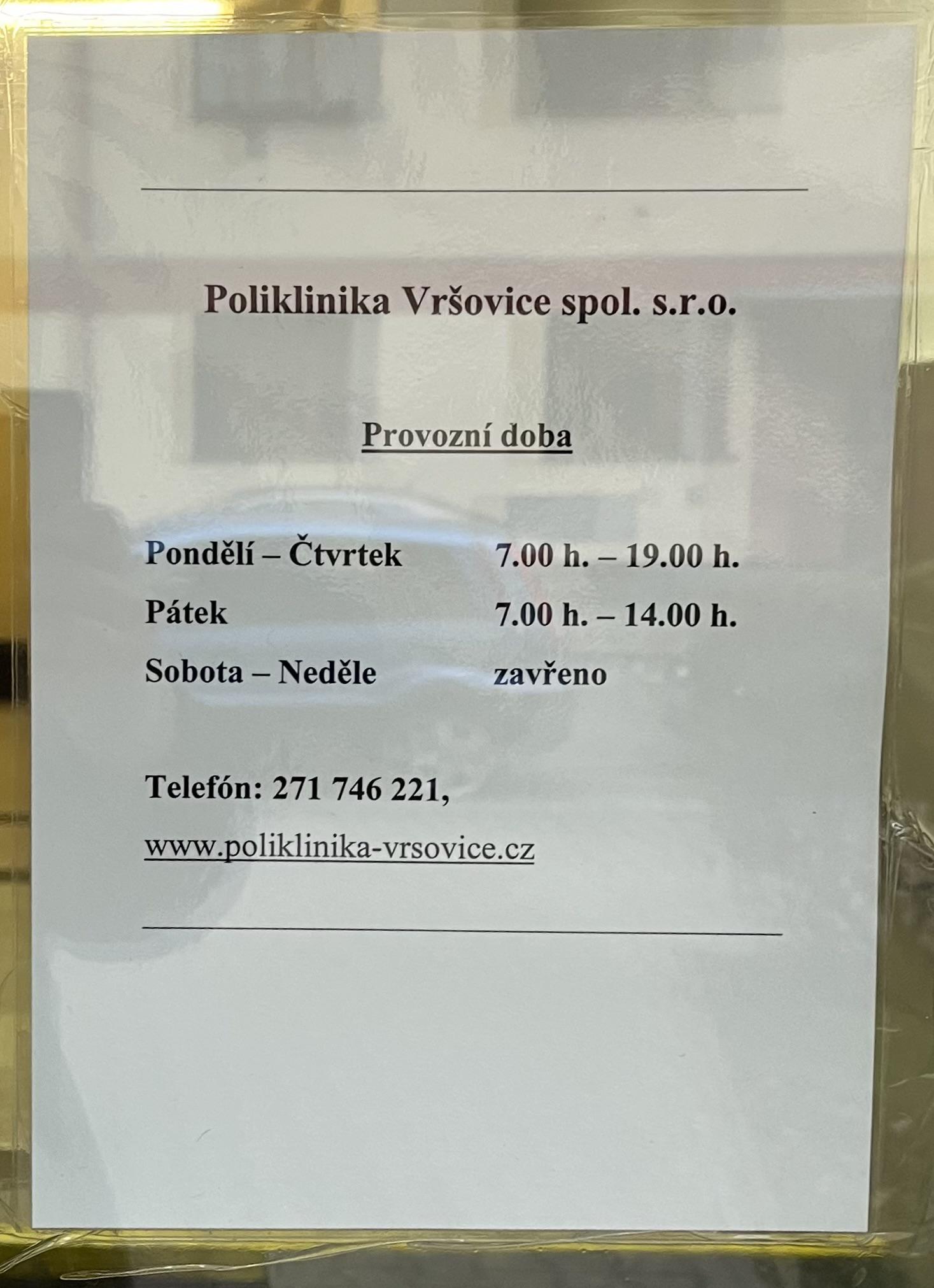 Poliklinika Vršovice s r.o. foto 4