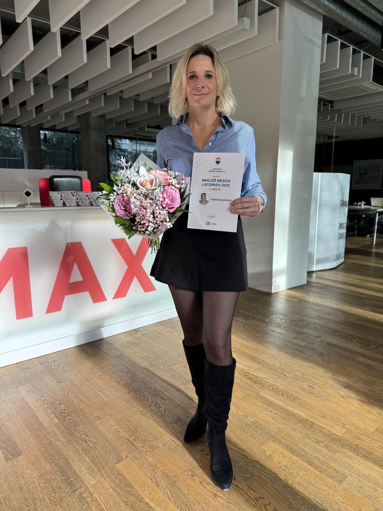 Kamila Kučerová - realitní makléřka RE/MAX G8 Reality foto 2
