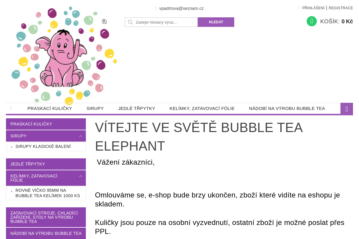 BUBBLE TEA ELEPHANT