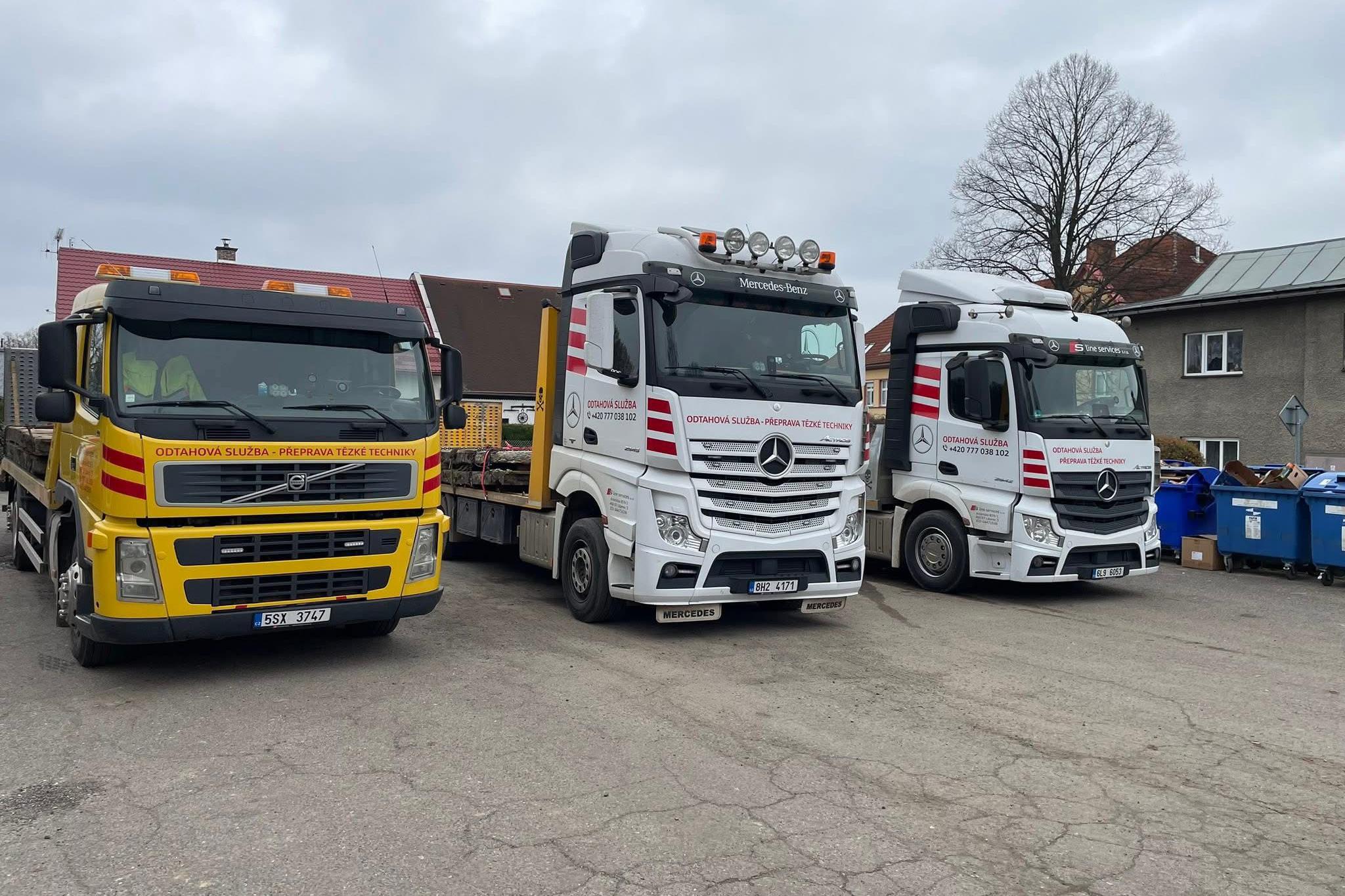 Přeprava stavebních strojů