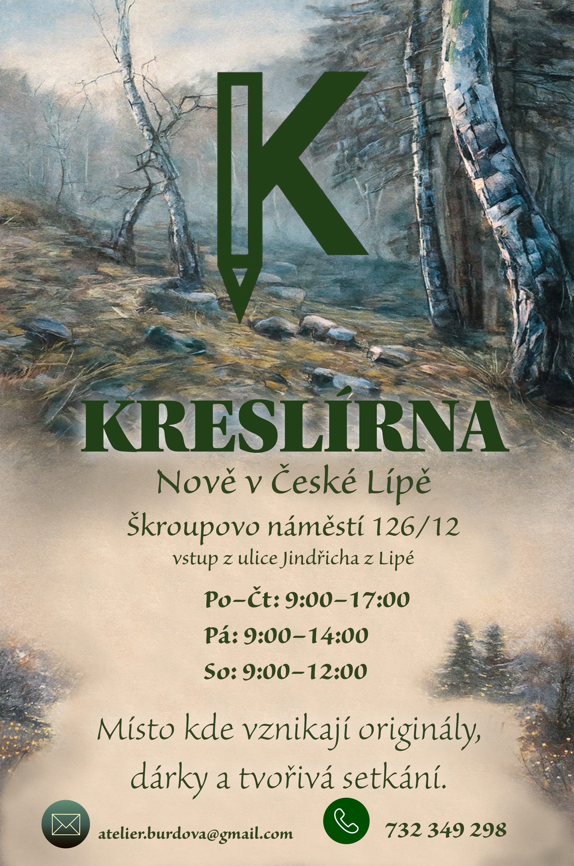 Kreslírna/Ateliér&Artshop foto 2