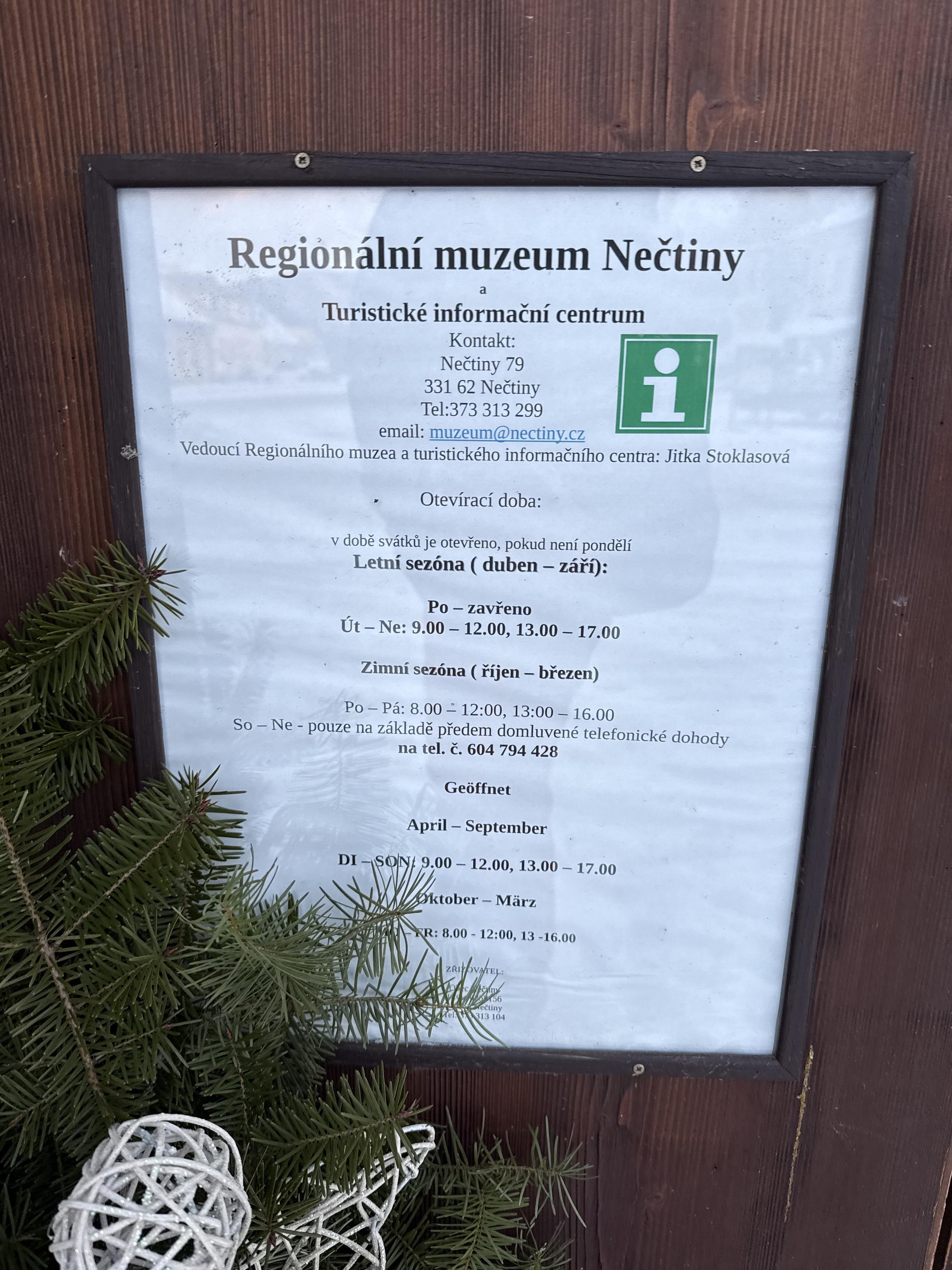 Turistické informační centrum Nečtiny foto 3