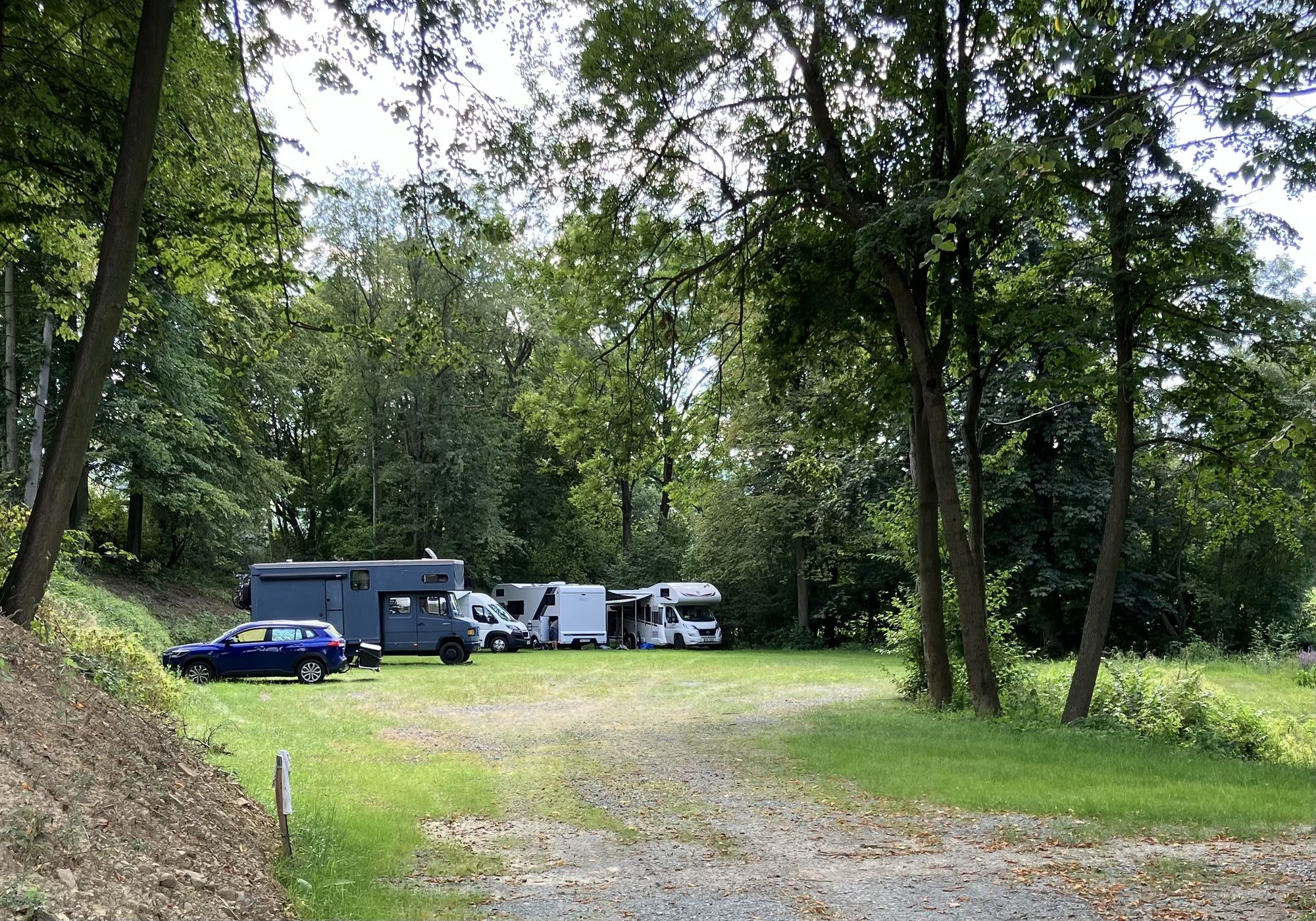 Stellplatz koupaliště Vigantice foto 2