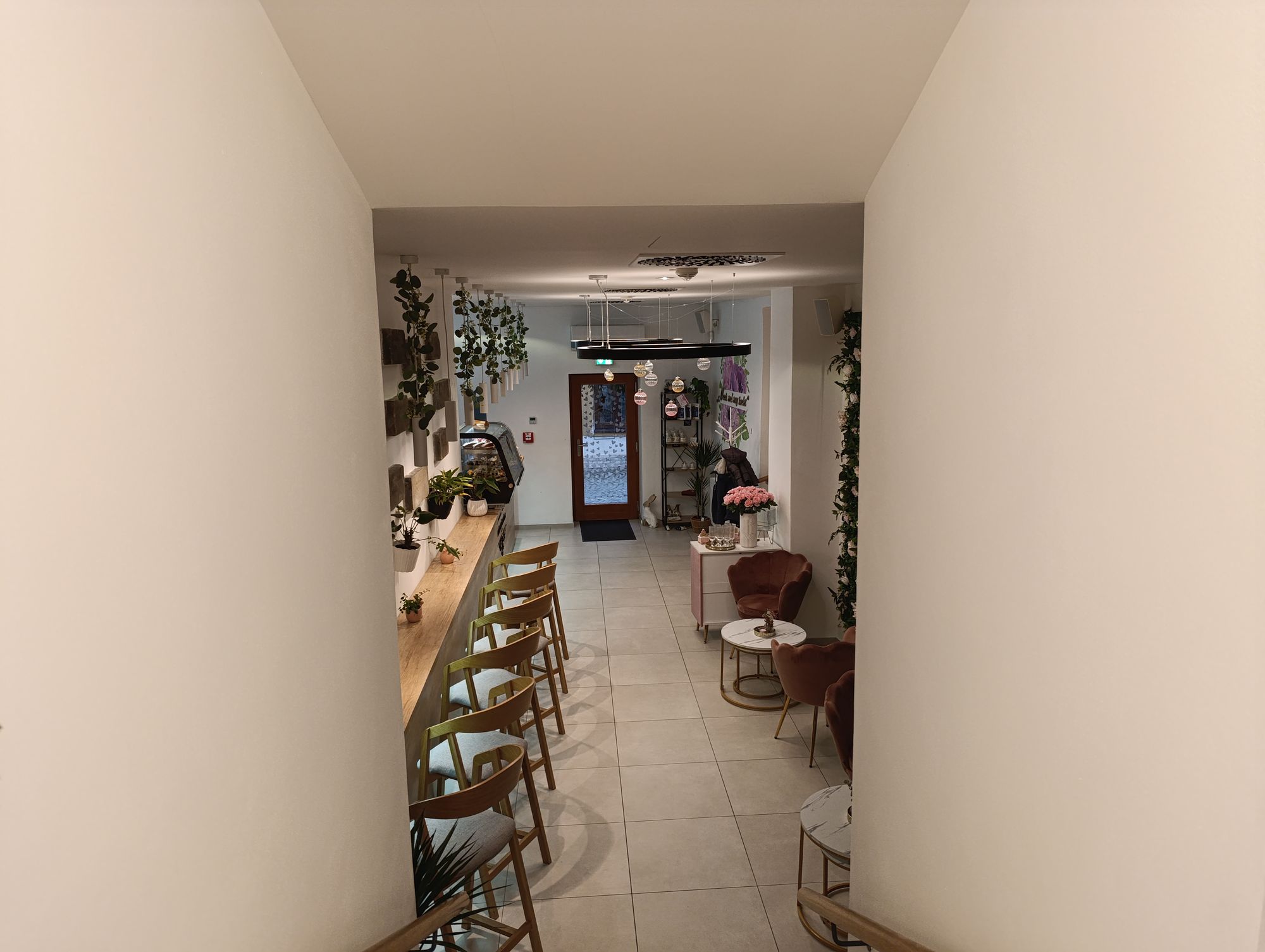 Květinová kavárna foto 2