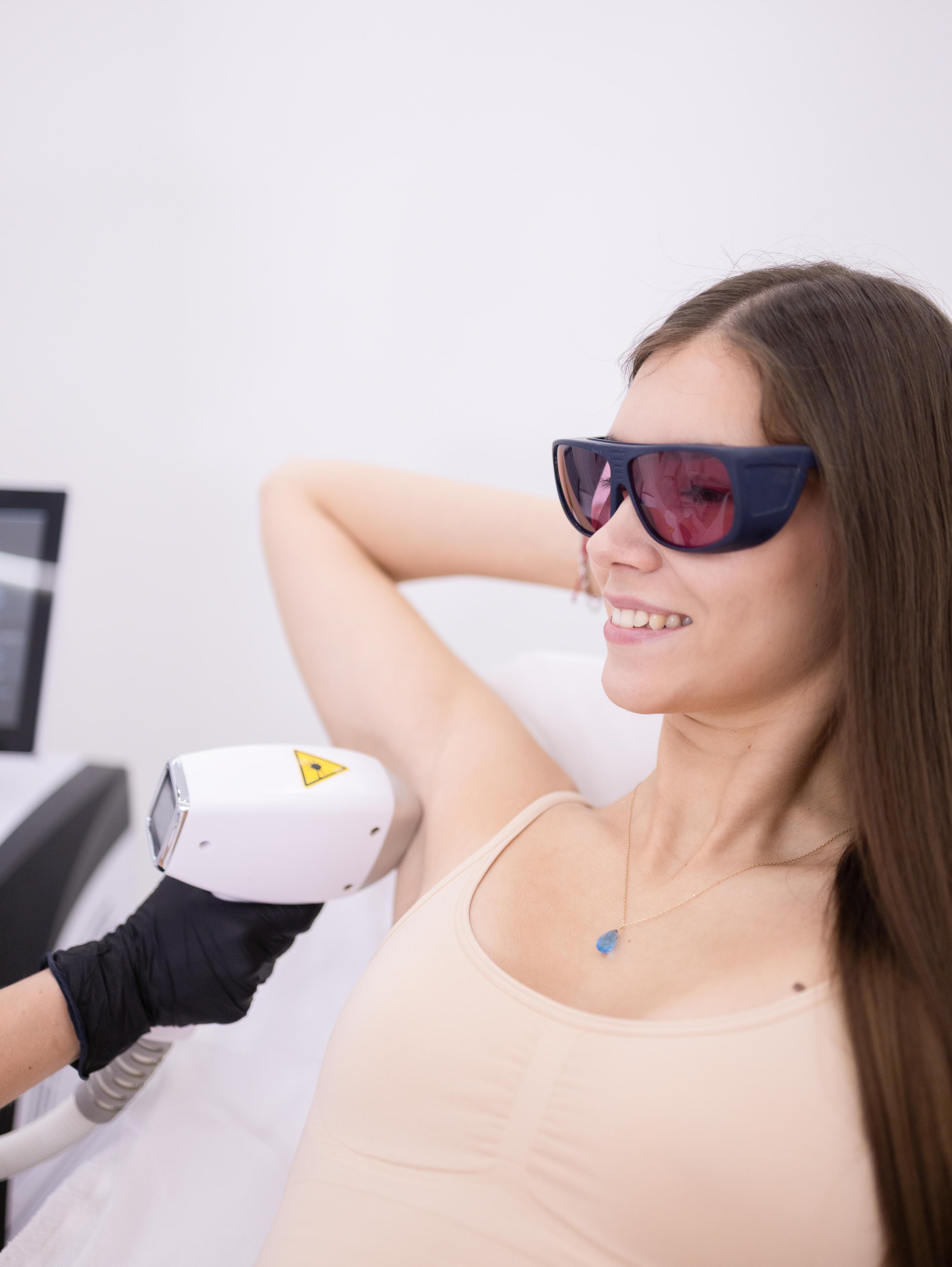 Laserová epilace podpaží