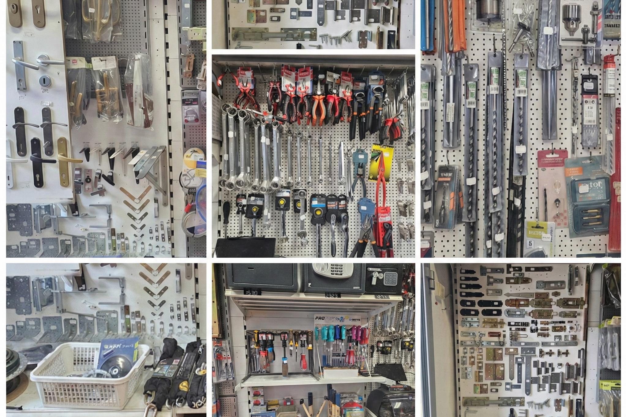 Nářadí, vrtáky a spojovací / kotvící materiál