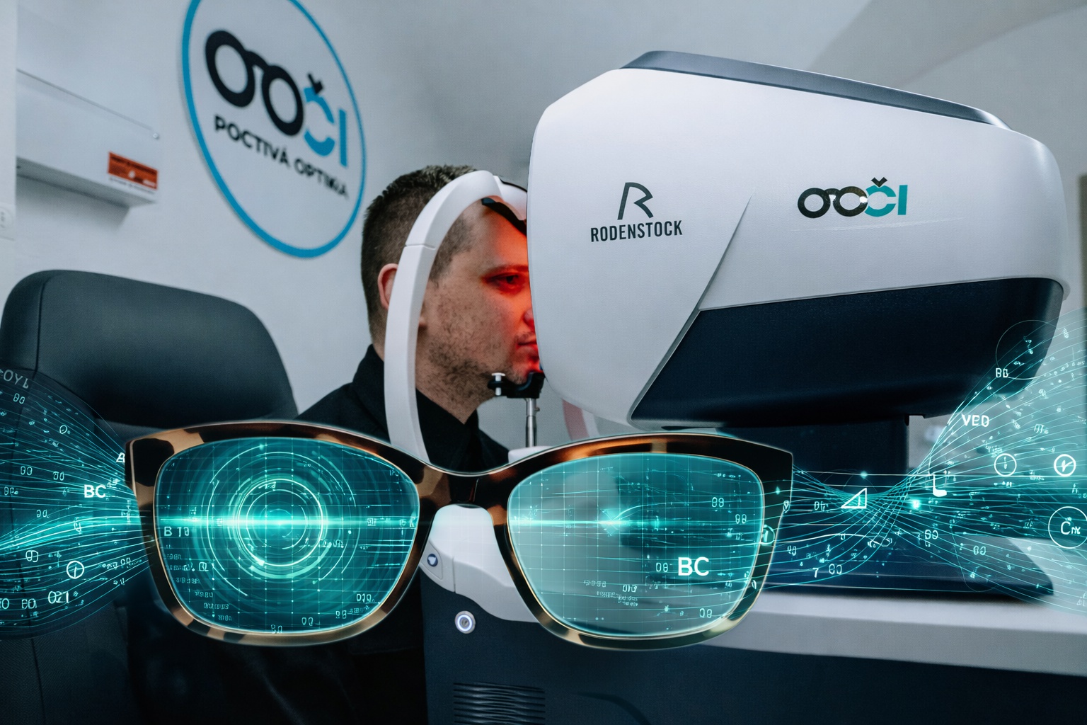Biometrické brýle - dioptrie na setinu přesně