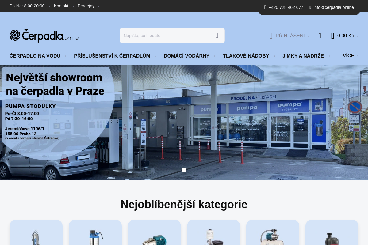 Čerpadla.online - e-shop foto 1