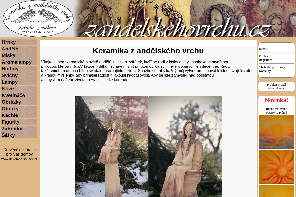 Keramika z andělského vrchu