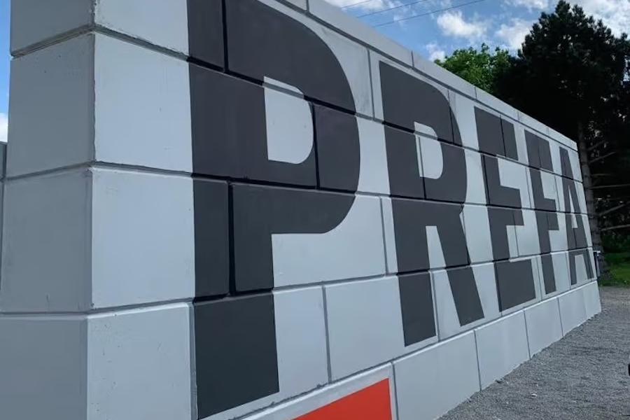 Velká škála PREFA výrobků.