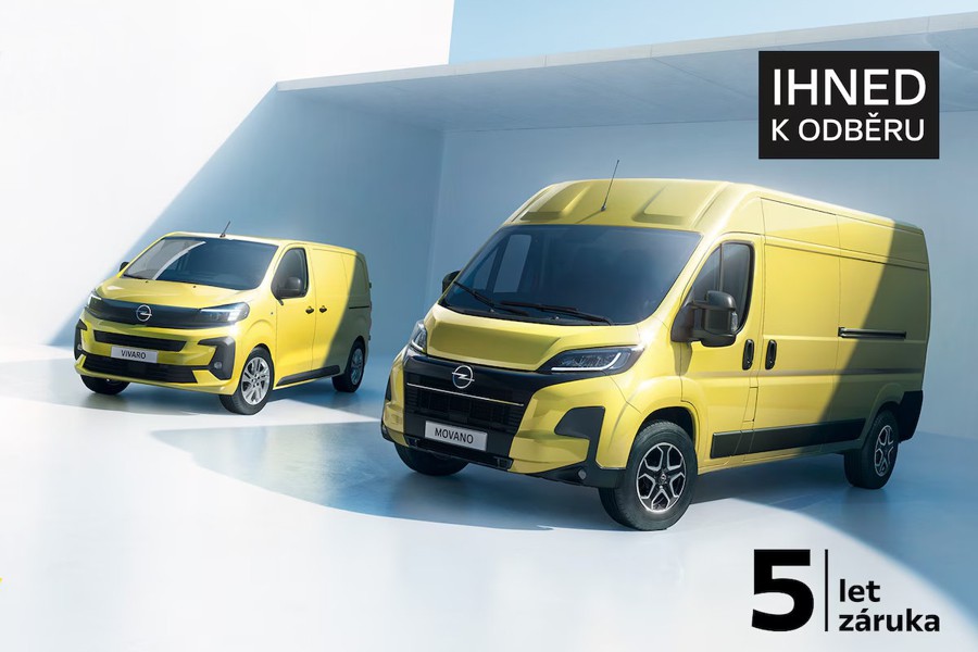 Užitkové vozy Opel již za 419 900 Kč bez DPH.