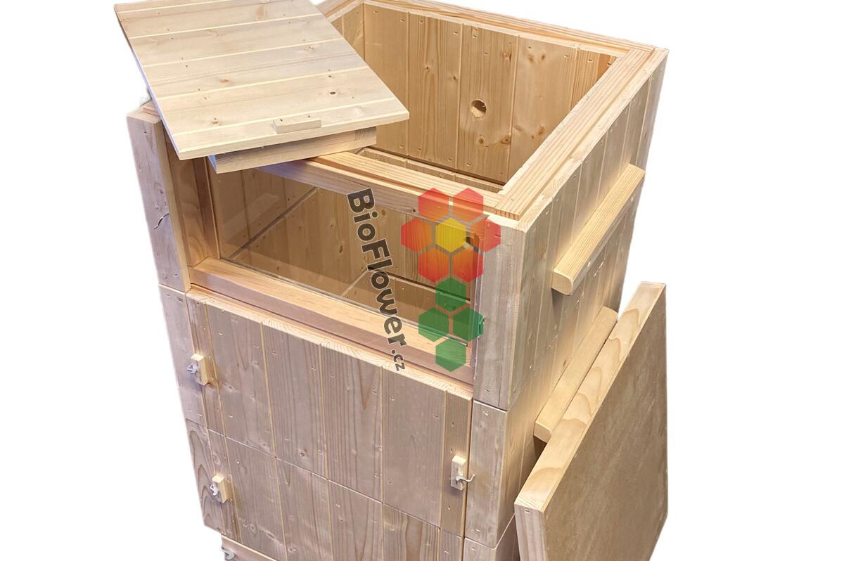 Pozorovací včelí úl Nástavek 39 x 24 cm