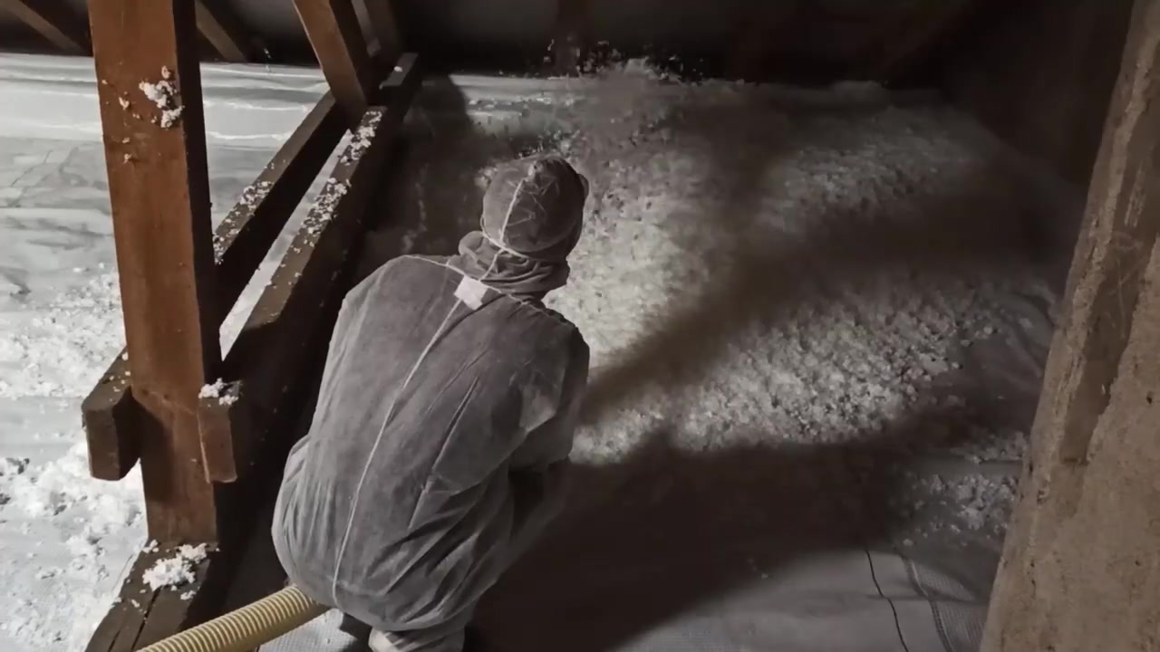 SOVA - foukaná izolace foto 2 (náhled videa)