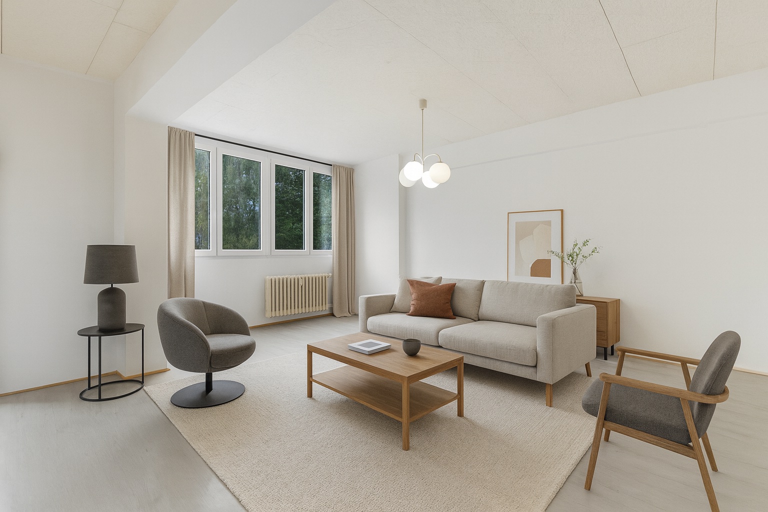 Byt 3+1/L, 73,49 m2 + 3 m2, Praha 10 - Uhříněves