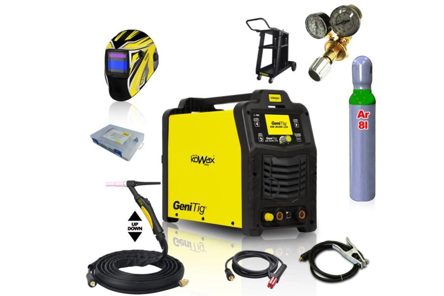 Kowax GeniTig 220AC/DC Set 6 - TIG; MMA