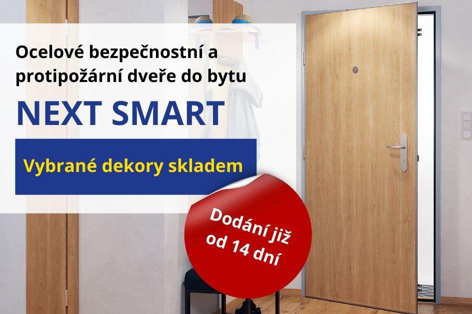 NEXT SMART - dveře NEXT k dodání již od 14 dní
