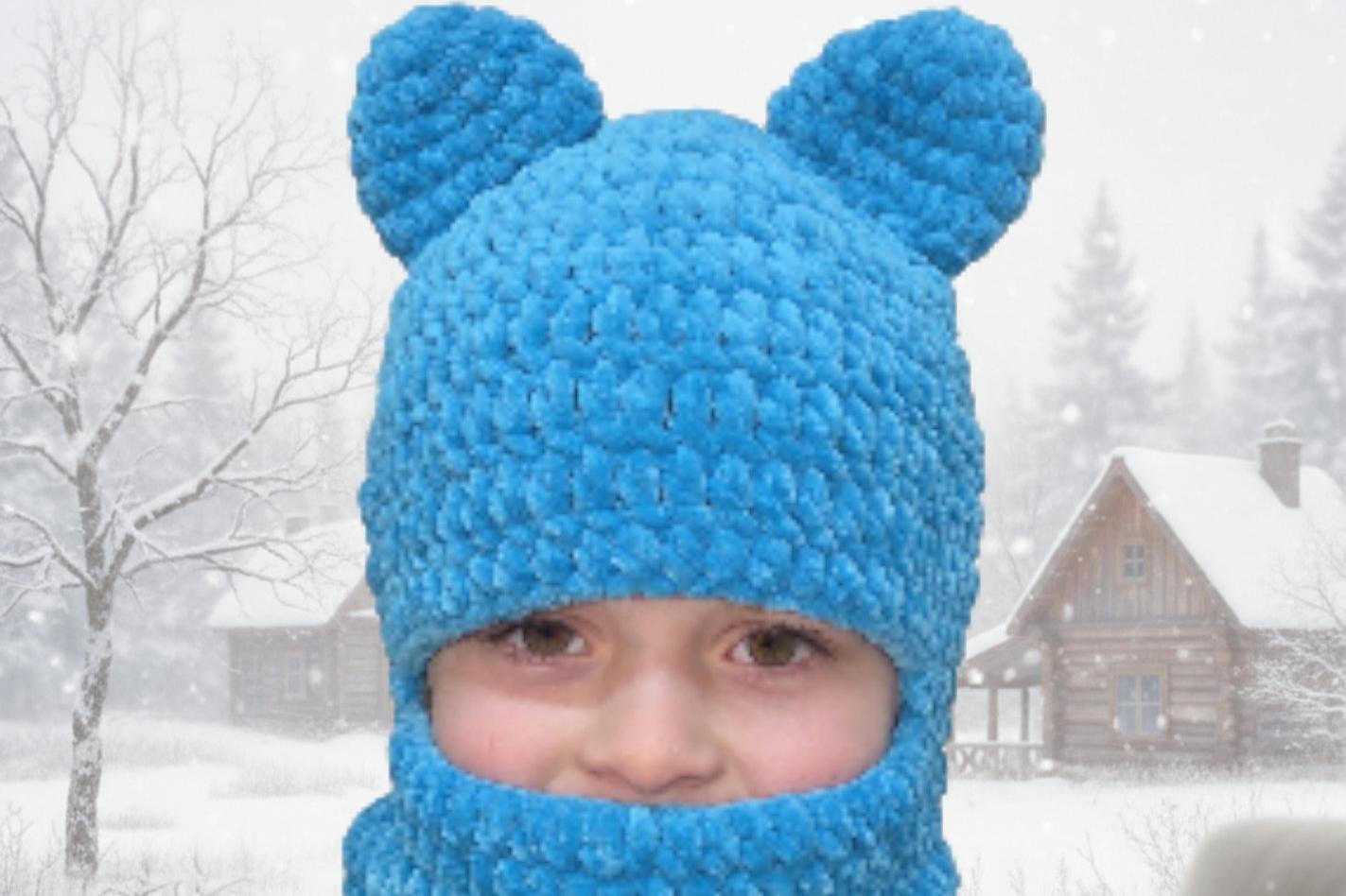 Návod na háčkovanou kuklu, Kukla / čepice