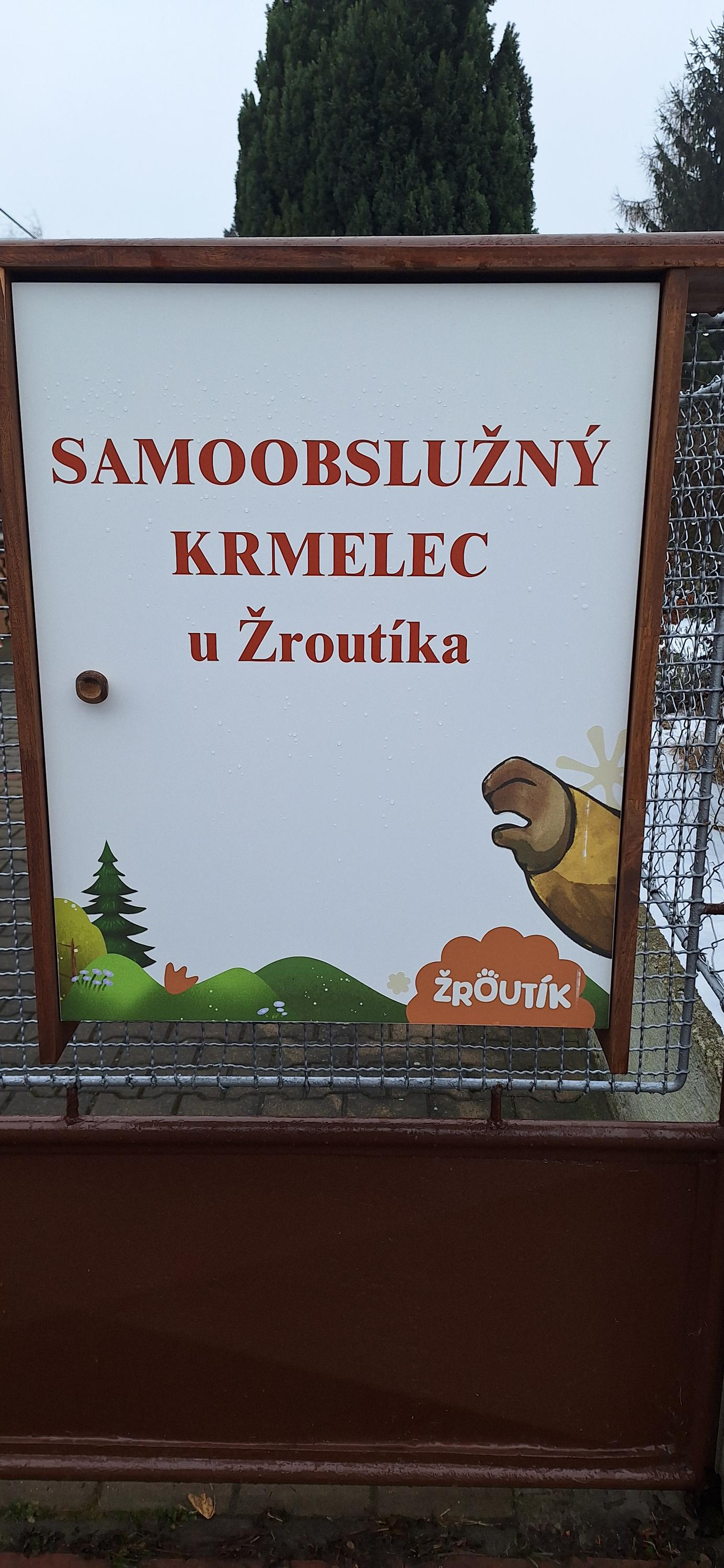 Samoobslužný krmelec u Žroutíka foto 5