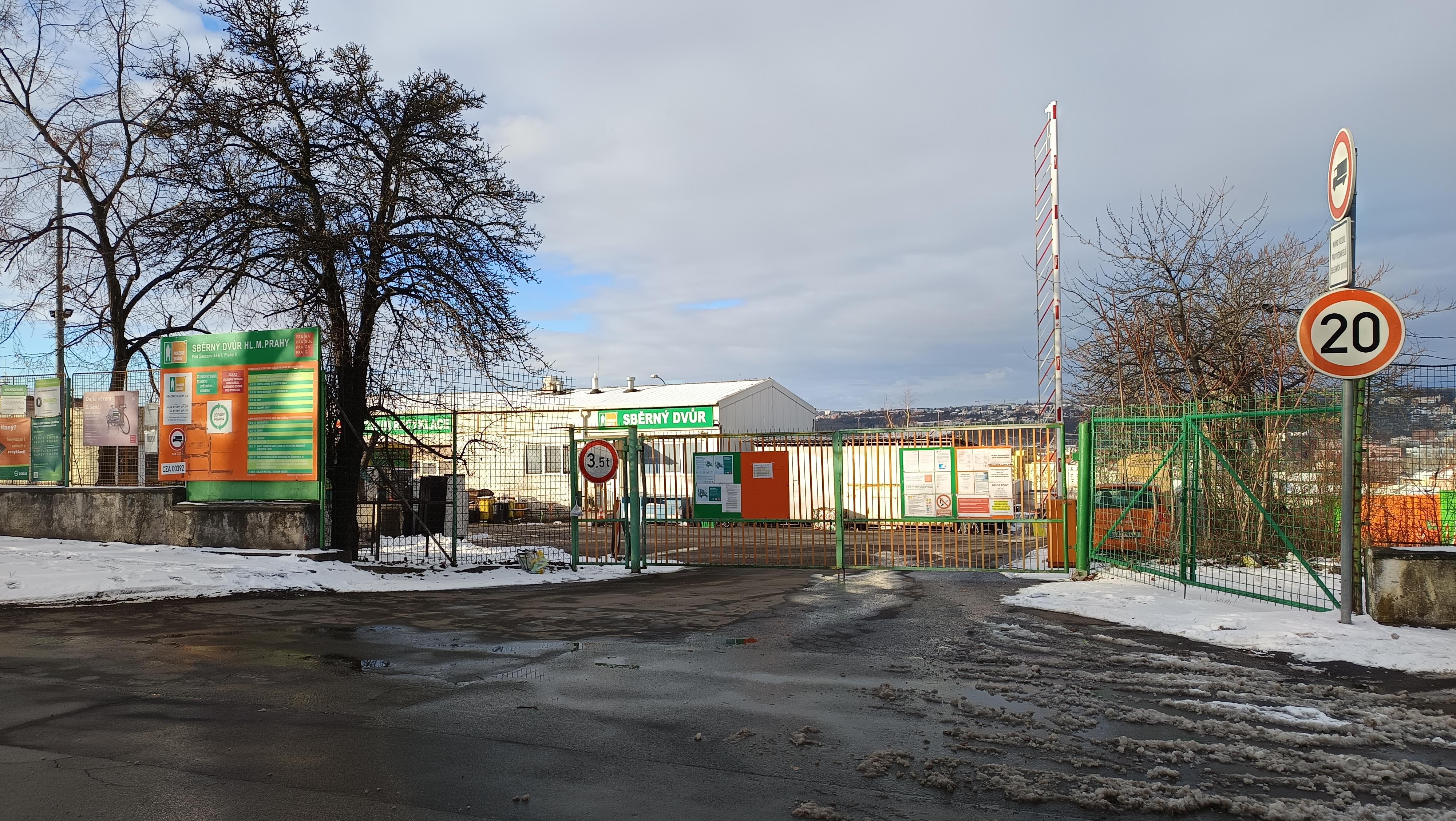 Sběrný dvůr - Pražské služby