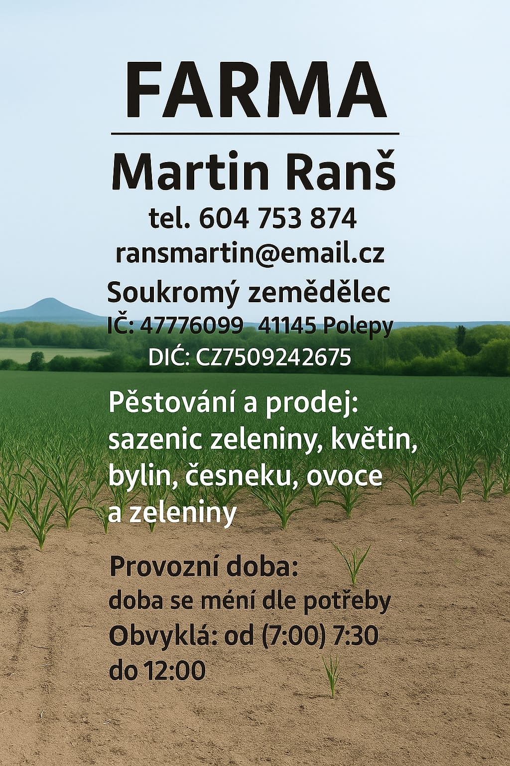 Zemědělec Martin Ranš foto 2