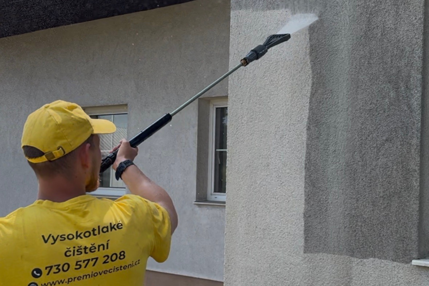 Profesionální čištění fasád