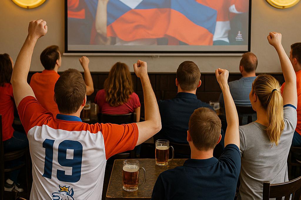 Promítáme živé sportovní přenosy.